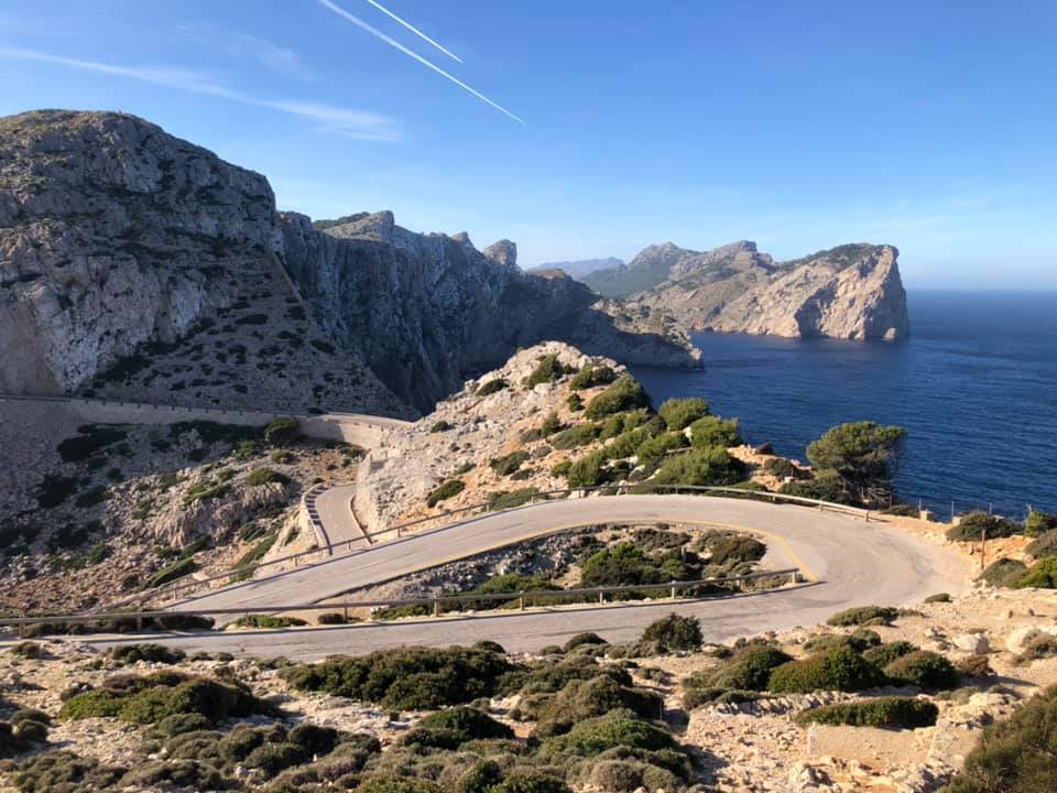 cycling in Mallorca on the Formentor peninsula